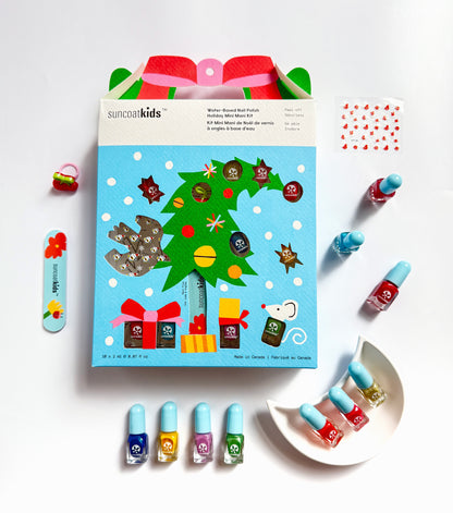 Christmas Mini Mani nail kit for kids
