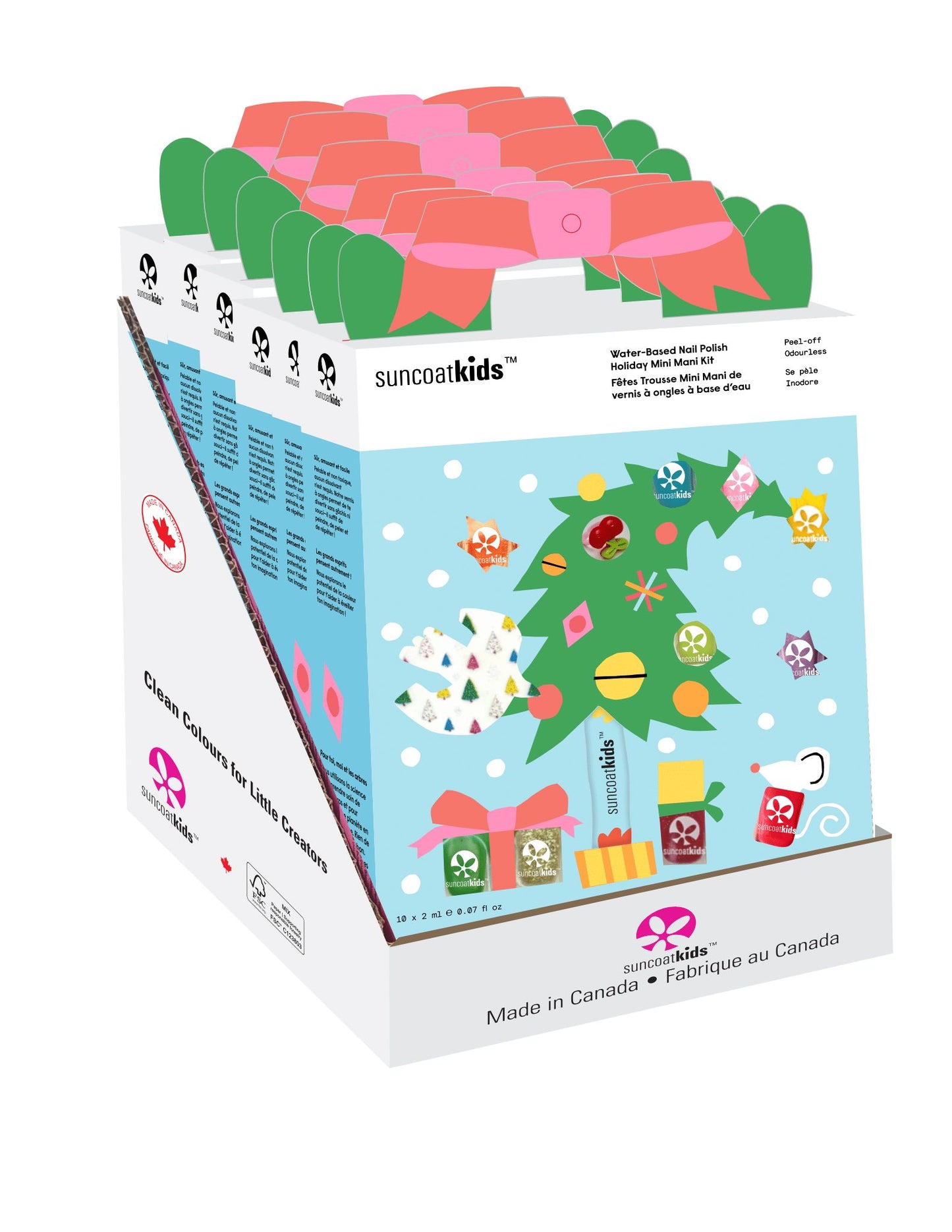 Christmas Mini Mani nail kit for kids